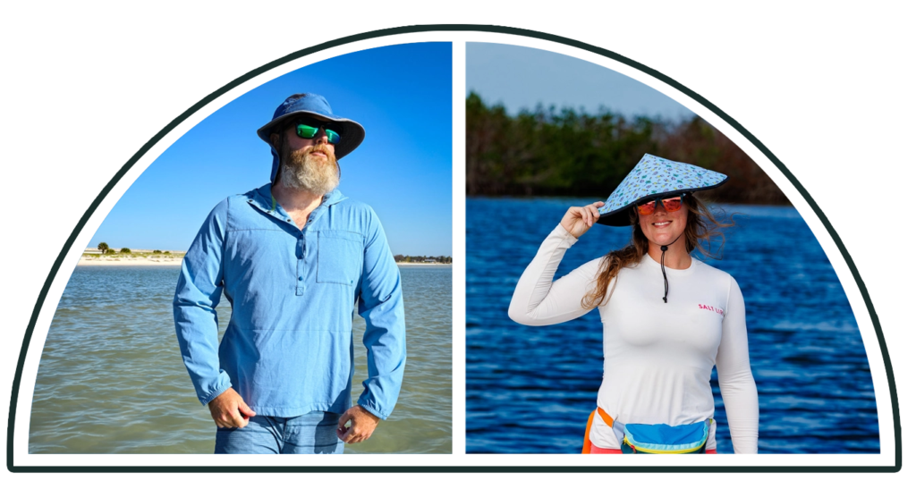 Captain Tom and First Mate Elyse enjoy the blue waters of the Great Loop.
