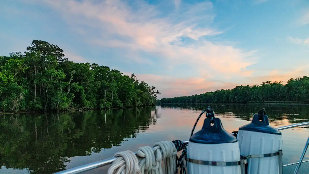 We've cruised over 200 miles by boat on the Great Loop waterways!