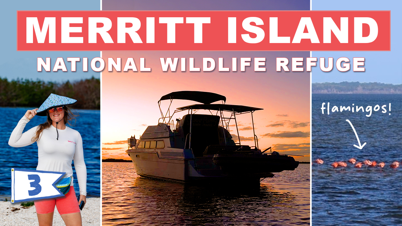 Boating Through Merritt Island National Wildlife Refuge