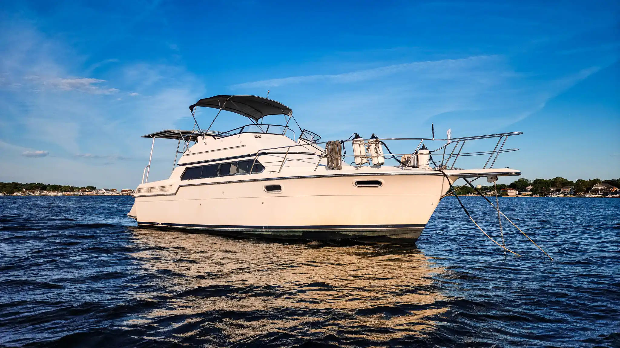 Swamp Puppy, a solar-powered motor yacht.
