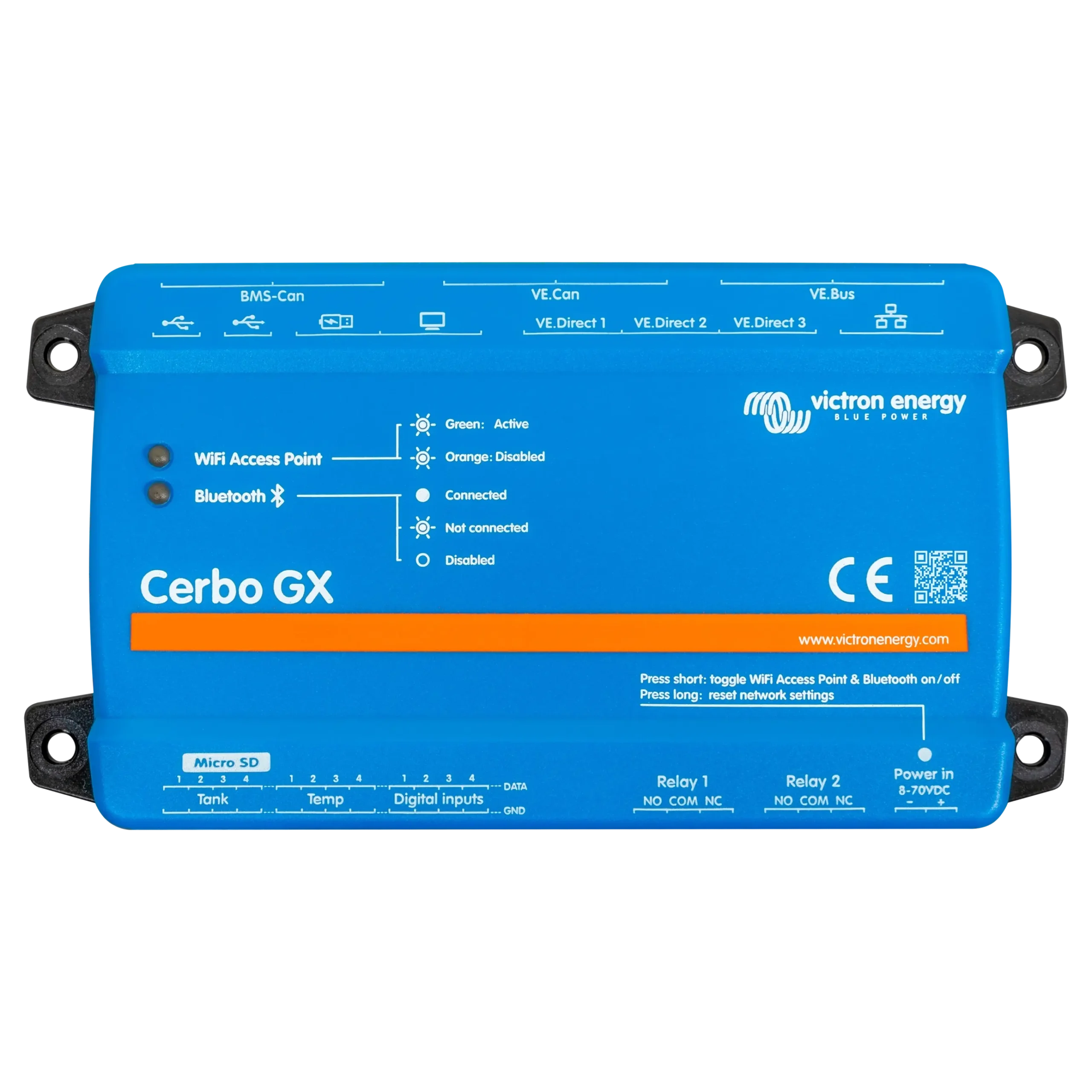 Boat Solar System Component Cerbo GX from Victron Energy.