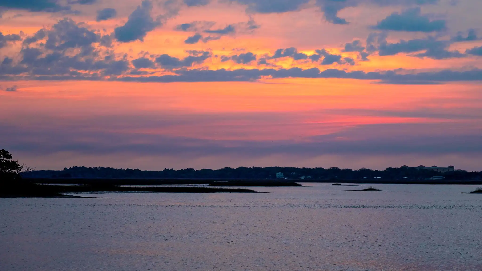 Sunrise on the Great Loop in Jacksonville, FL.