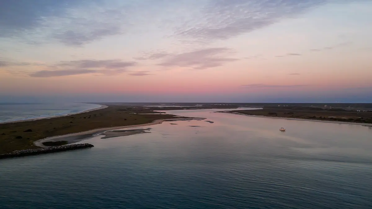 One of North Carolina's largest barrier islands: Masonboro.